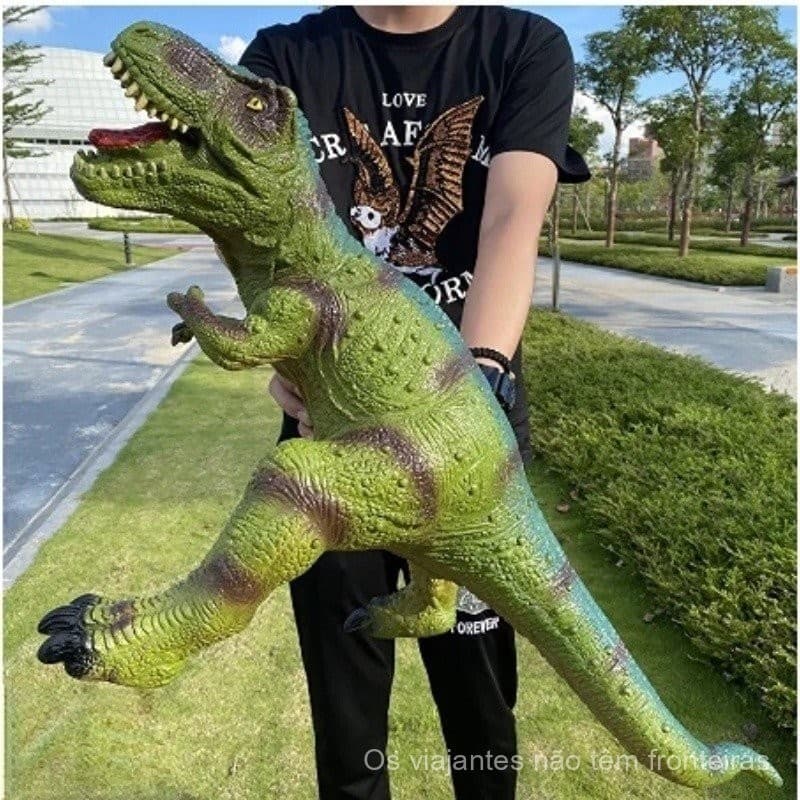 Dinossauros para crianças e crianças, Velo Ciraptor Azul T-Rex Triceratops, Grande macio dinossauro brinquedos 5142 BKDA