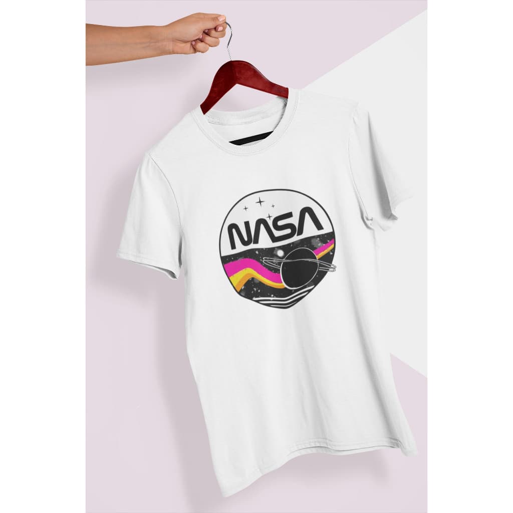 Camiseta Masculina Básica Circular Coleção Nasa