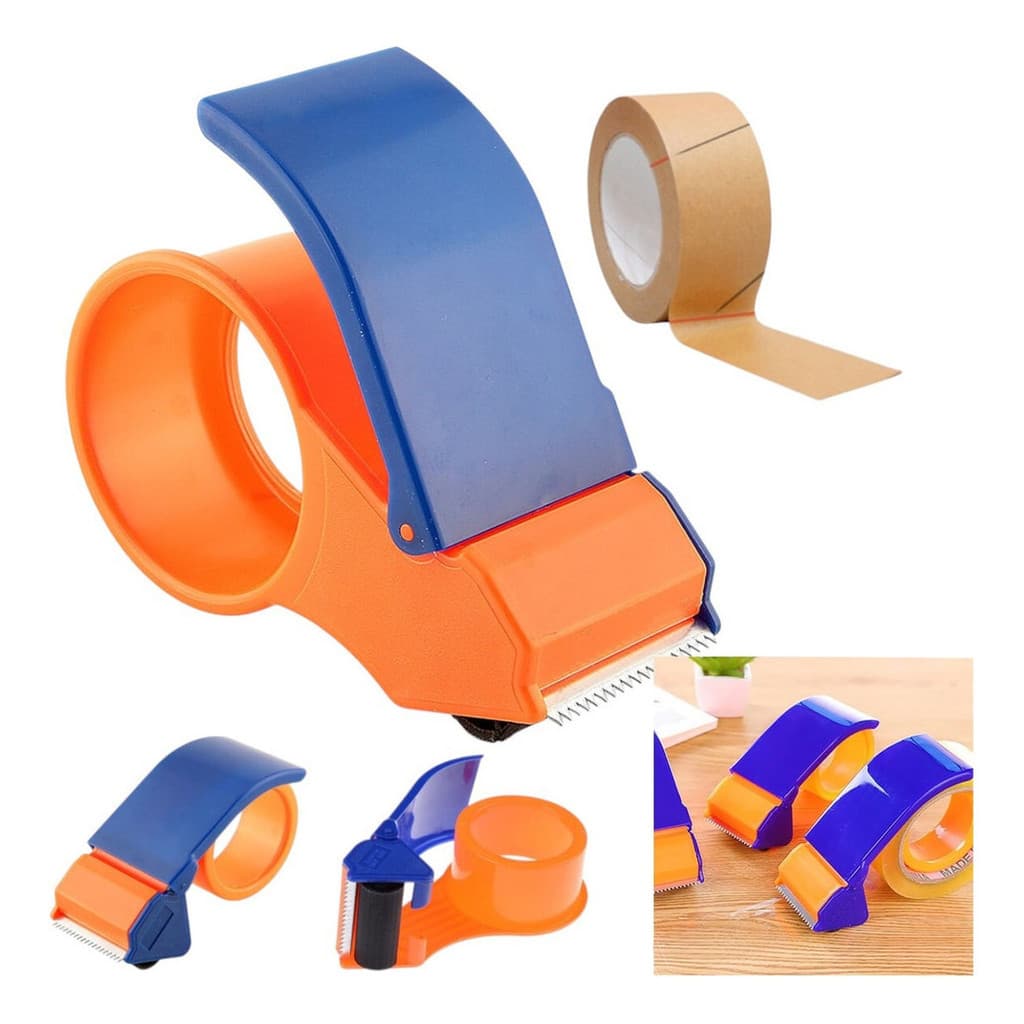Aplicador Fita Adesiva Larga 50mm Manual Embalagem Fácil Para Rolos 50m 100m 200m 300m 500m Envio Já