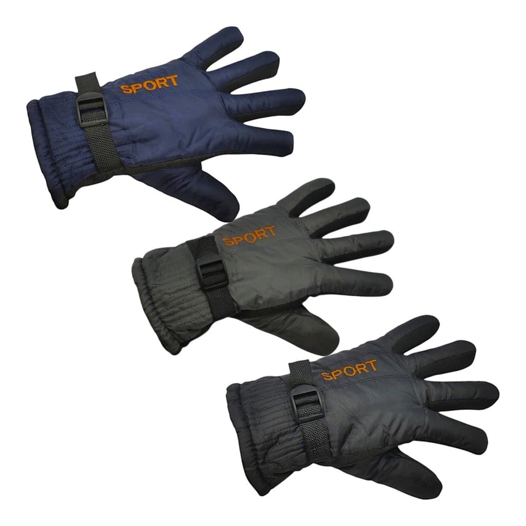 Par Luvas Motoqueiro Impermeável Térmica Antiderrapante Frio