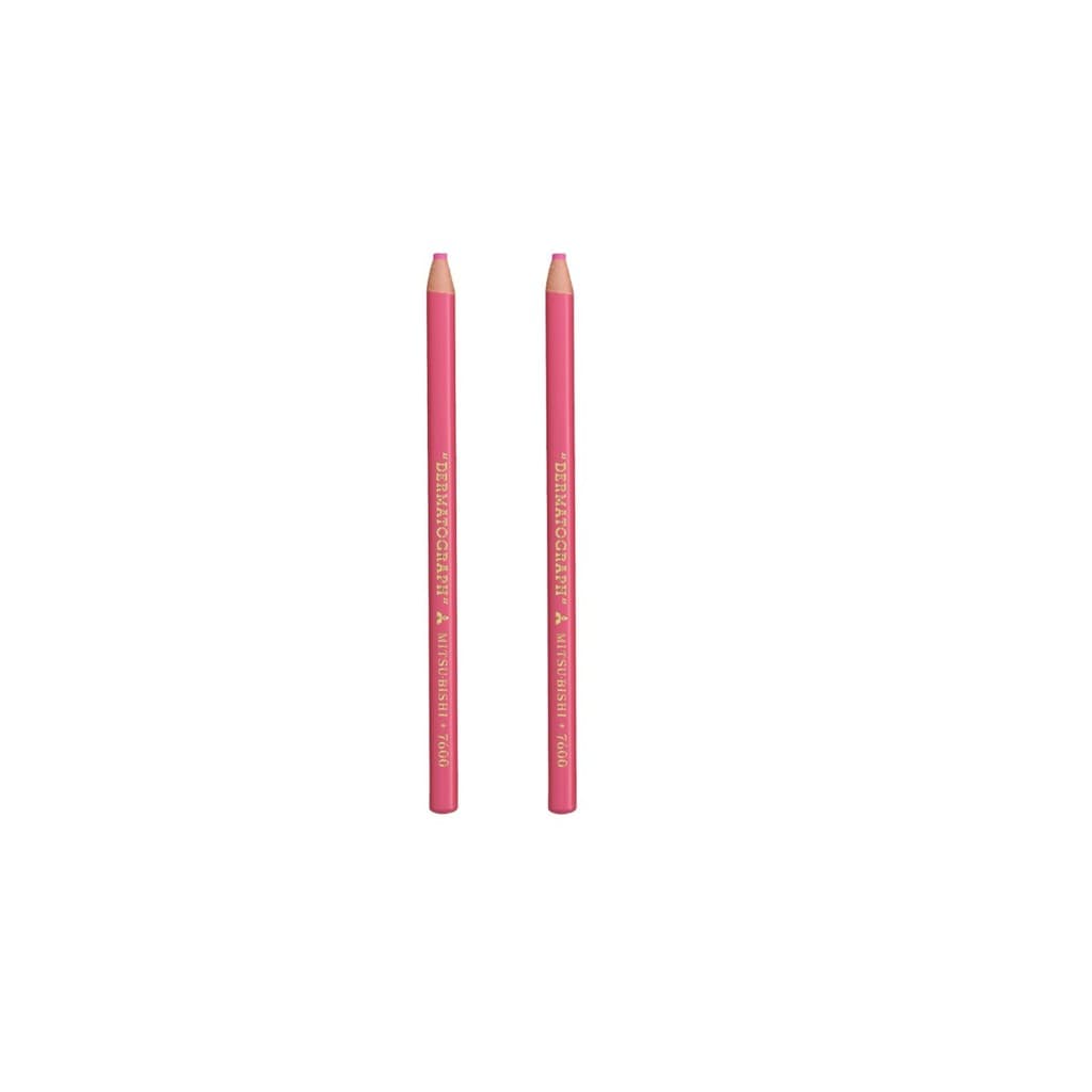 Lápis Mitsu-Bishi Dermatograph 7600 Rosa Com 2 Unidades