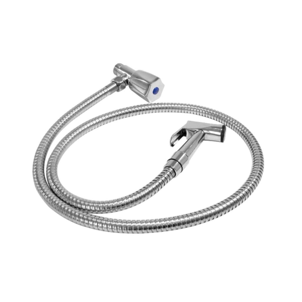 Ducha higienica banheiro lavabo guepar 1,20m metal cromada