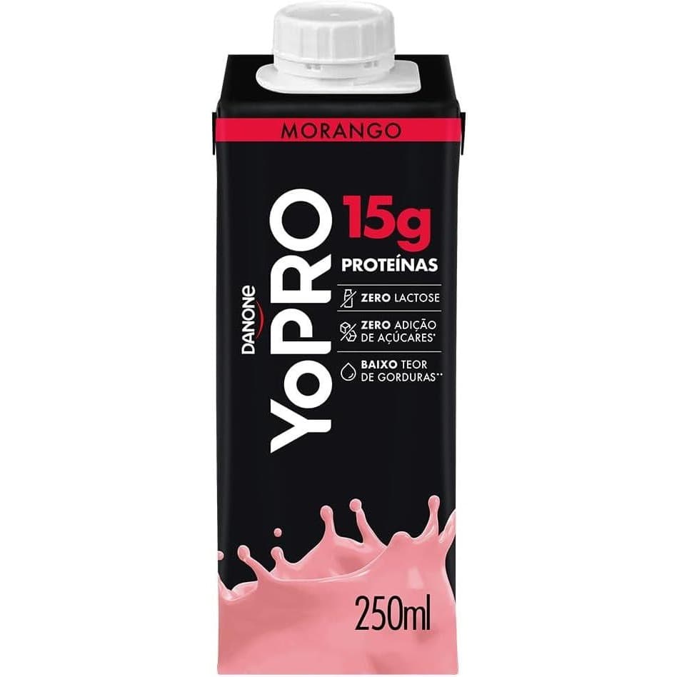 YoPRO Bebida Lactea UHT Morango 15g de proteinas 250ml