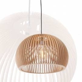 Lustre Luminária Teto tipo Pendente em MD Completa  Sala Quarto Cozinha  Escritório
