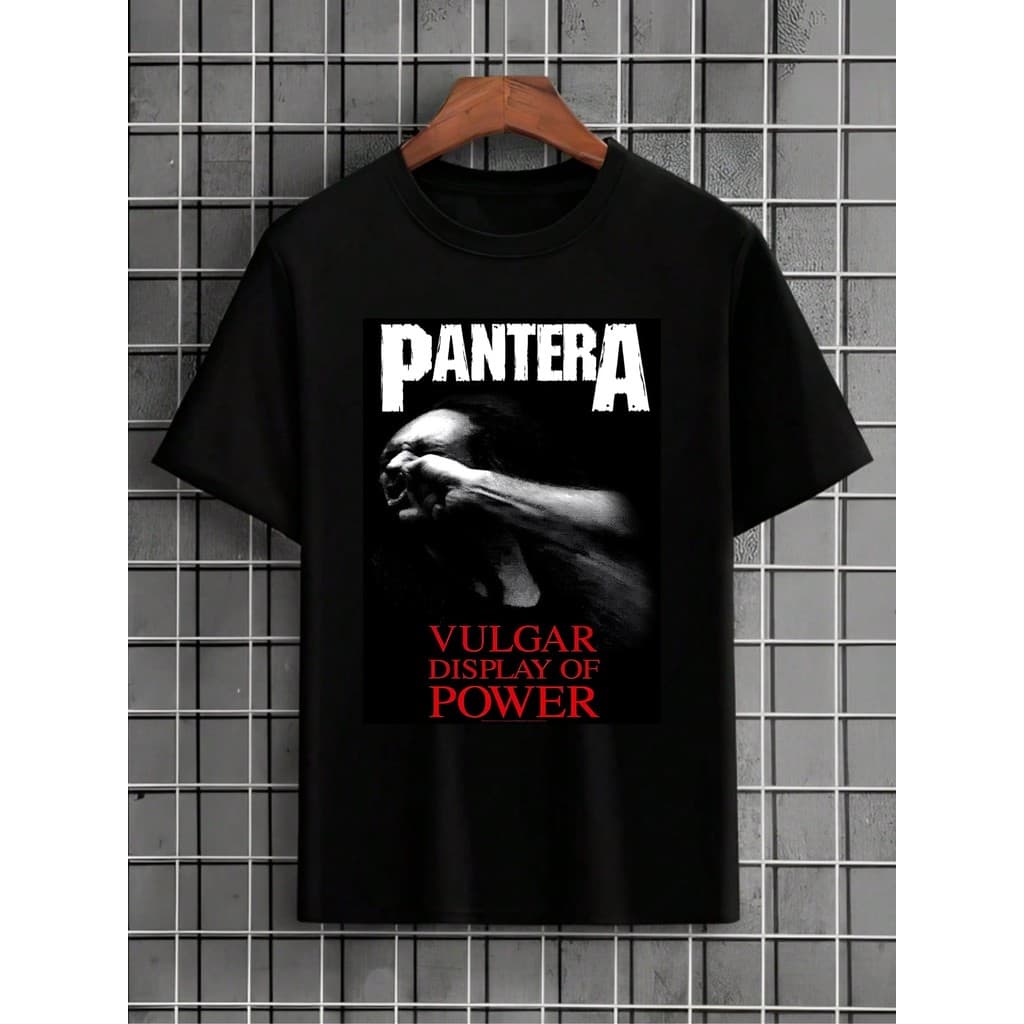 Camiseta Pantera Banda De Rock Internacional Camisa  Unissex Masculino Feminino   Streetwear