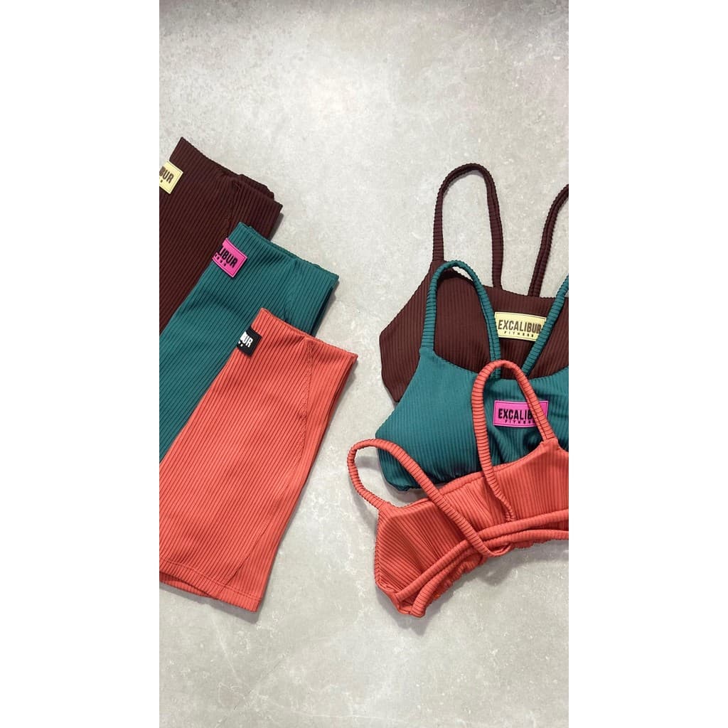 CONJUNTO SHORT CINTURA ALTA+TOP COM BOJO EXCALIBUR ALCA ZERO TRANSPARÊNCIA