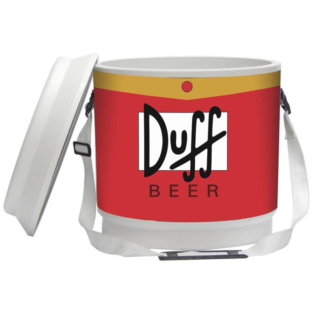 Cooler térmico 24 latas de 350ml estampa cerveja duff caixa térmica