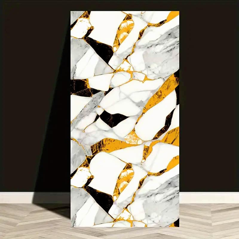 Kit 16 Painel 30x60cm Adesivo Revestimento Mármore 3D