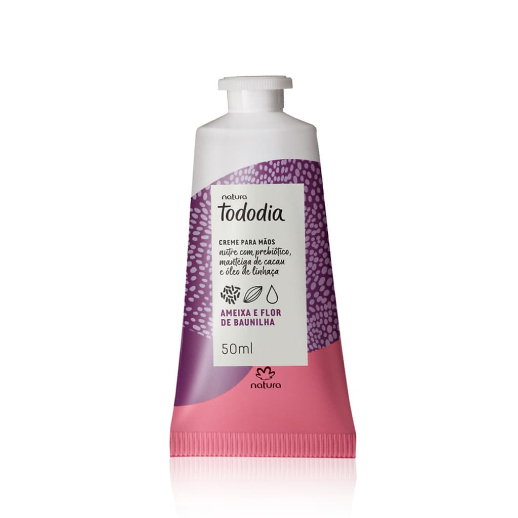 Creme para as Mãos Tododia Ameixa e Flor de Baunilha 50ml