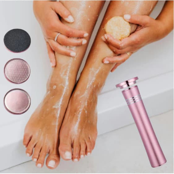 Esfoliador Portátil Pedicure Raspador Tirar Calos Pele Morta Elétrico Lixa Recarregavel Esfoliadora