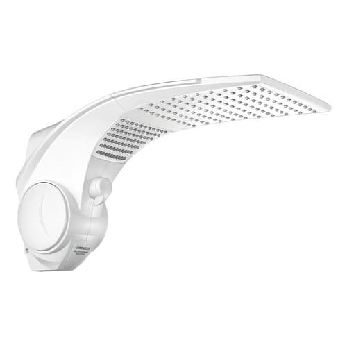 Chuveiro Elétrico De Parede Lorenzetti Duo Shower Quadra Multitemperaturas Branco 6800w 220v