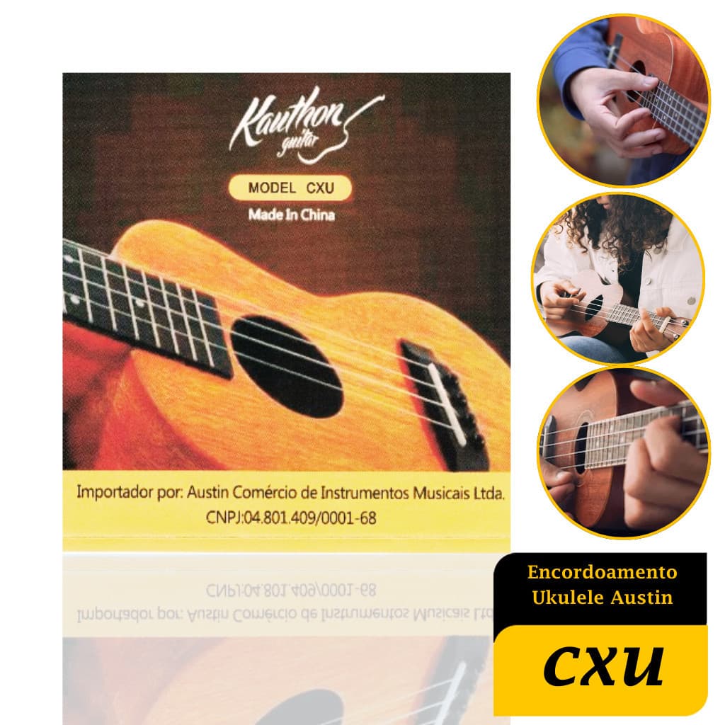 Encordoamento Para Ukulele Nylon Austin CXU