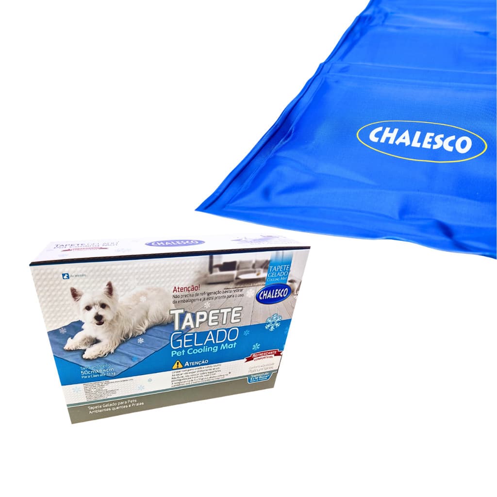 Tapete Gelado Cama Médio 50x64 CM Cooling Mat Pets Chalesco