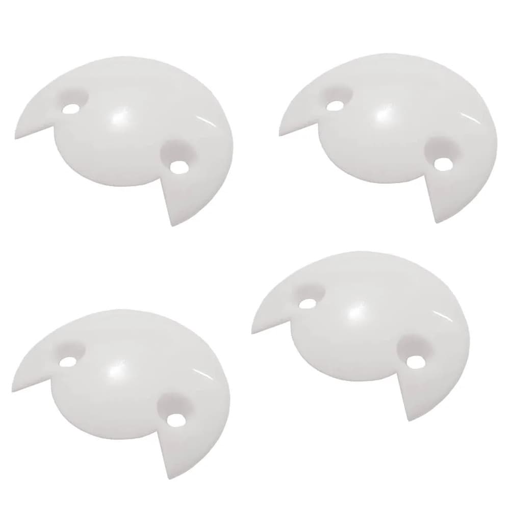 CANTONEIRA PARA FIXAR ESPELHO BRANCO COM 4 PEÇAS