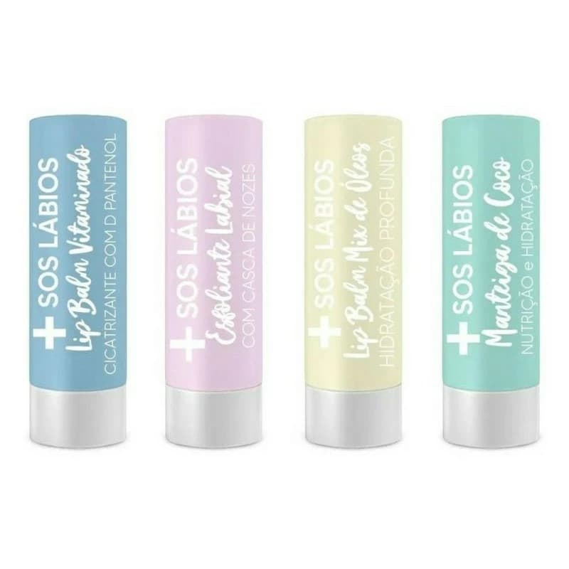 Cuidado Labial Sos Lábios Top Beauty- Essencial para Cuidados Labiais