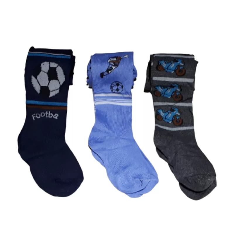 Ceroula Meia Calça Fio 80 Menino Bebe Infantil
