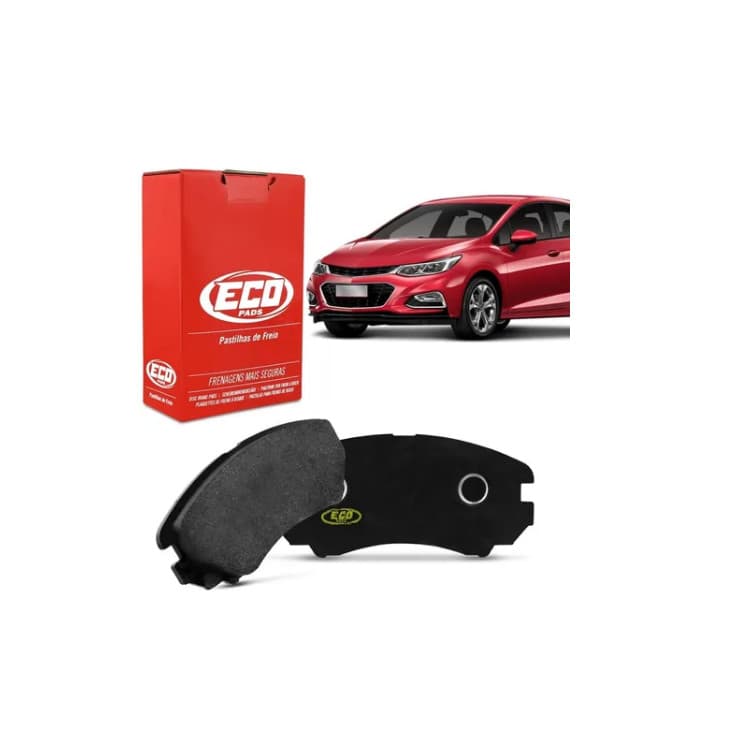 Jogo Pastilha De Freio Dianteira Cruze 1.4 Turbo 2017 A 2019