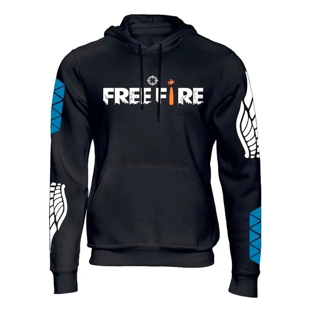 Moletom Blusa Free Fire Angelical Game Infantil Blusa Frio