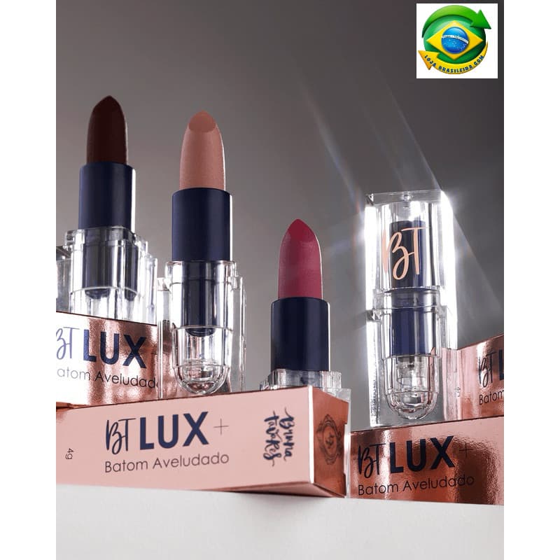 Batom BT Bruna Tavares aveludado Lux - cores