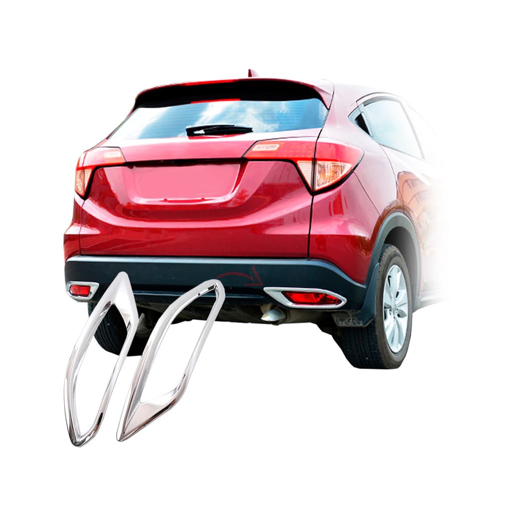 Acessorios Moldura Parachoque Cromado Traseiro Hrv Hr-v 2015 a 2022 Top