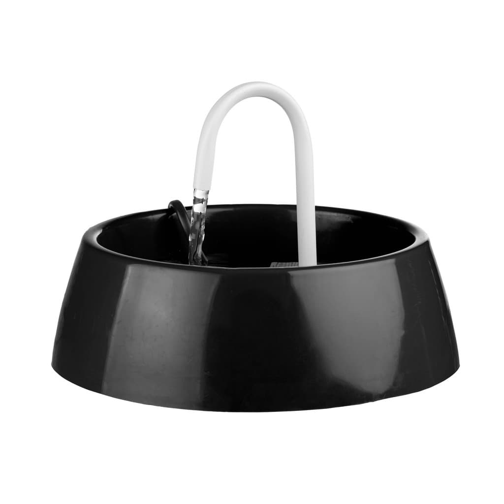 Fonte Bebedouro Preto Para Gatos MecPet Bebedouro Automatico