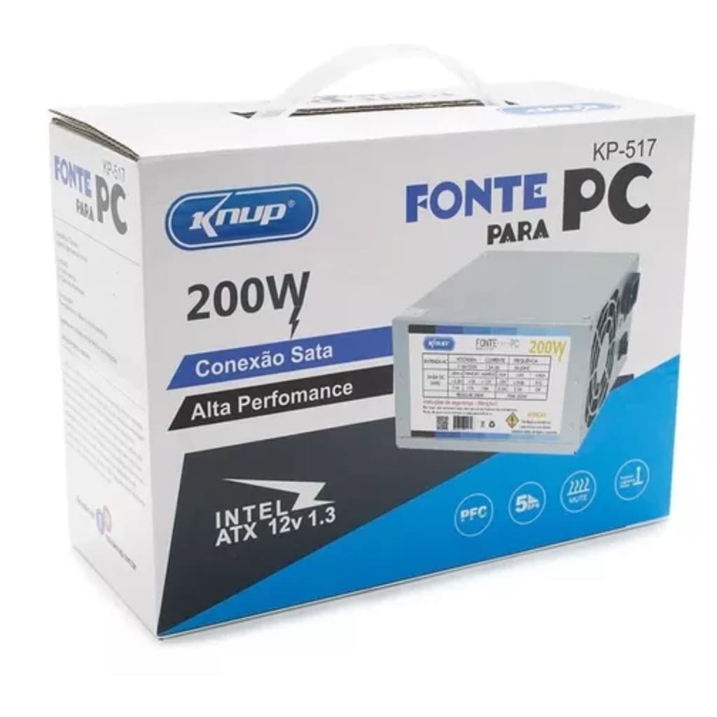 Fonte Knup Atx 200w KP-517