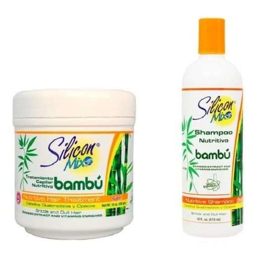 Kit Silicon Mix Bambu Shampoo 473ml e Máscara 450g