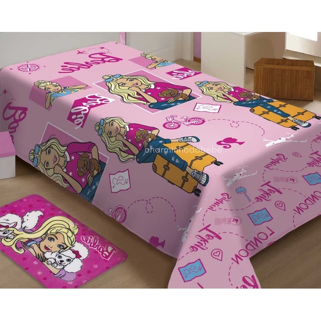 COBERTOR/MANTA P/ CAMA DE SOLTEIRO PERSONAGENS - JOLITEX