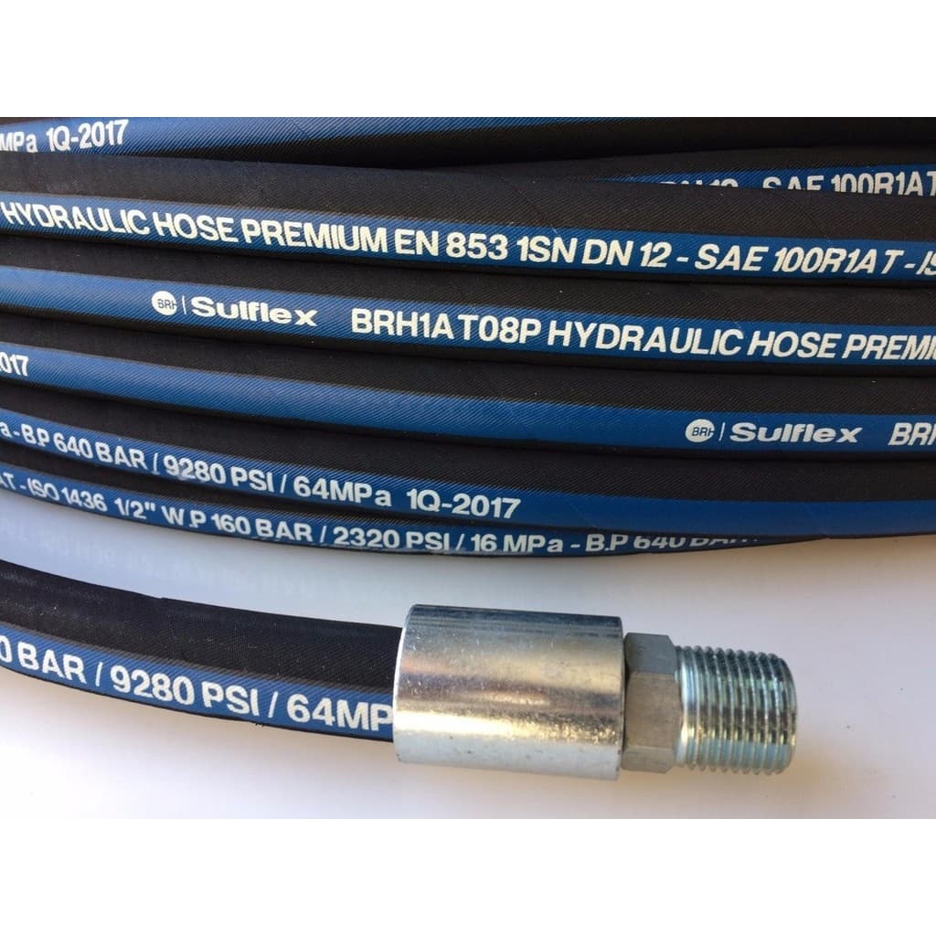 Mangueira Hidraulica Alta Pressão 1/2 Pol X6mts -2pçs