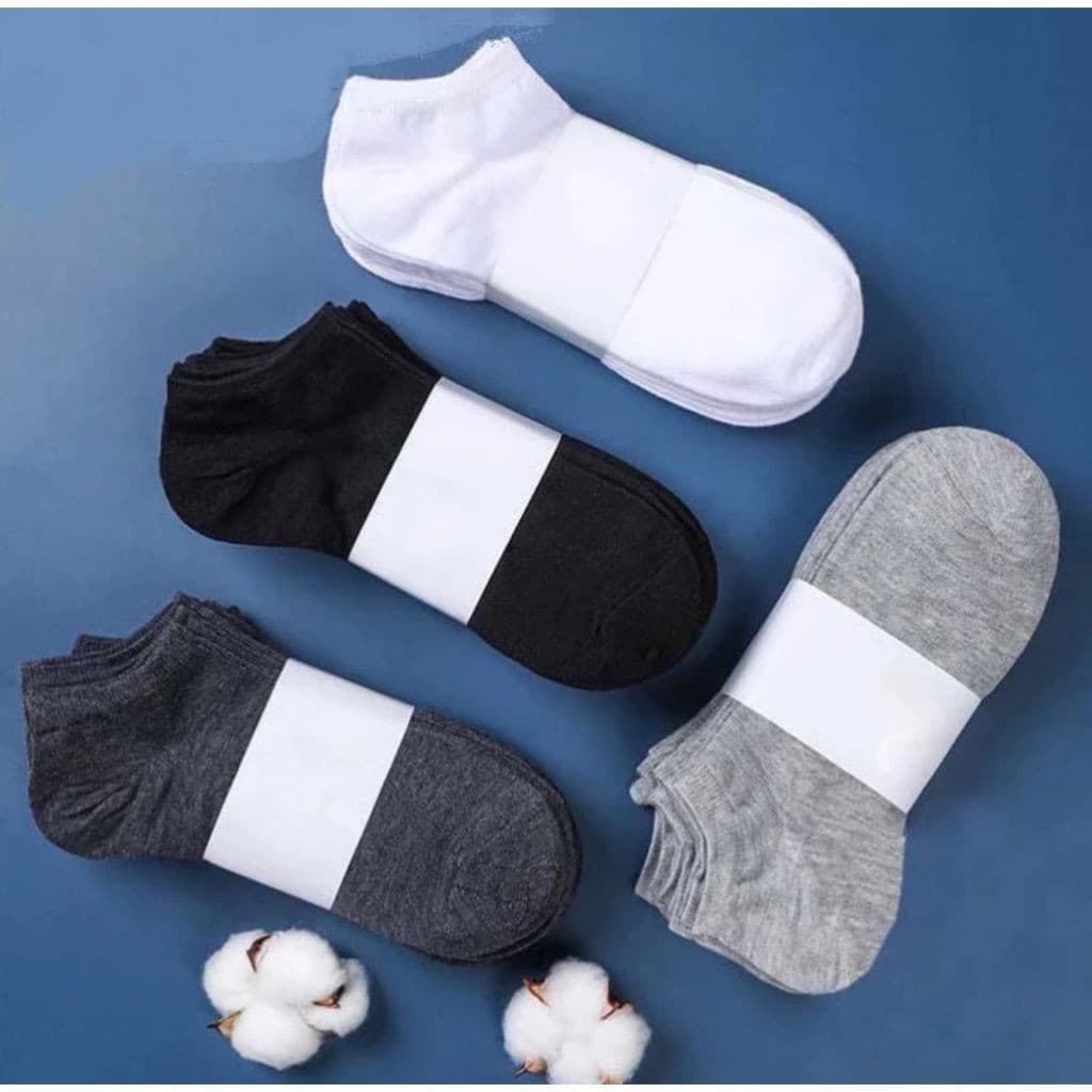 Kit 3, 6, 9, 12, 15 pares de meias masculinas de algodão puro, enviadas imediatamente！！！