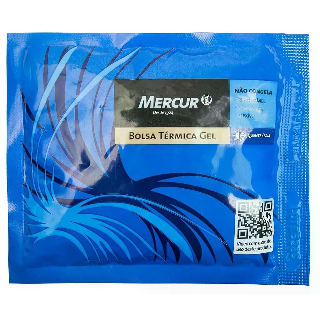 BOLSA TERMICA GEL 200ML  MERCUR AZUL