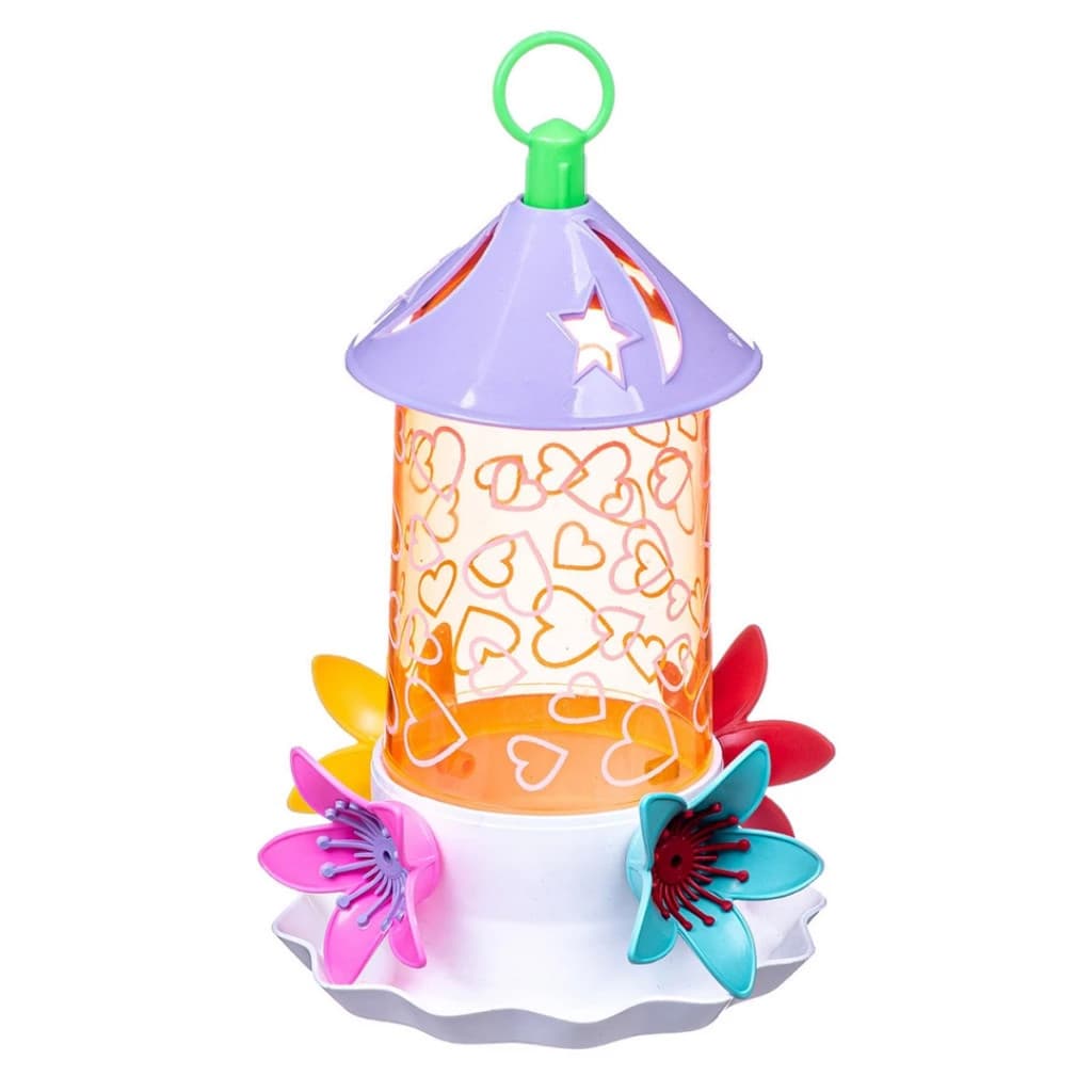 Bebedouro Beija Flor com Poleiro e Chapéu Só Love
