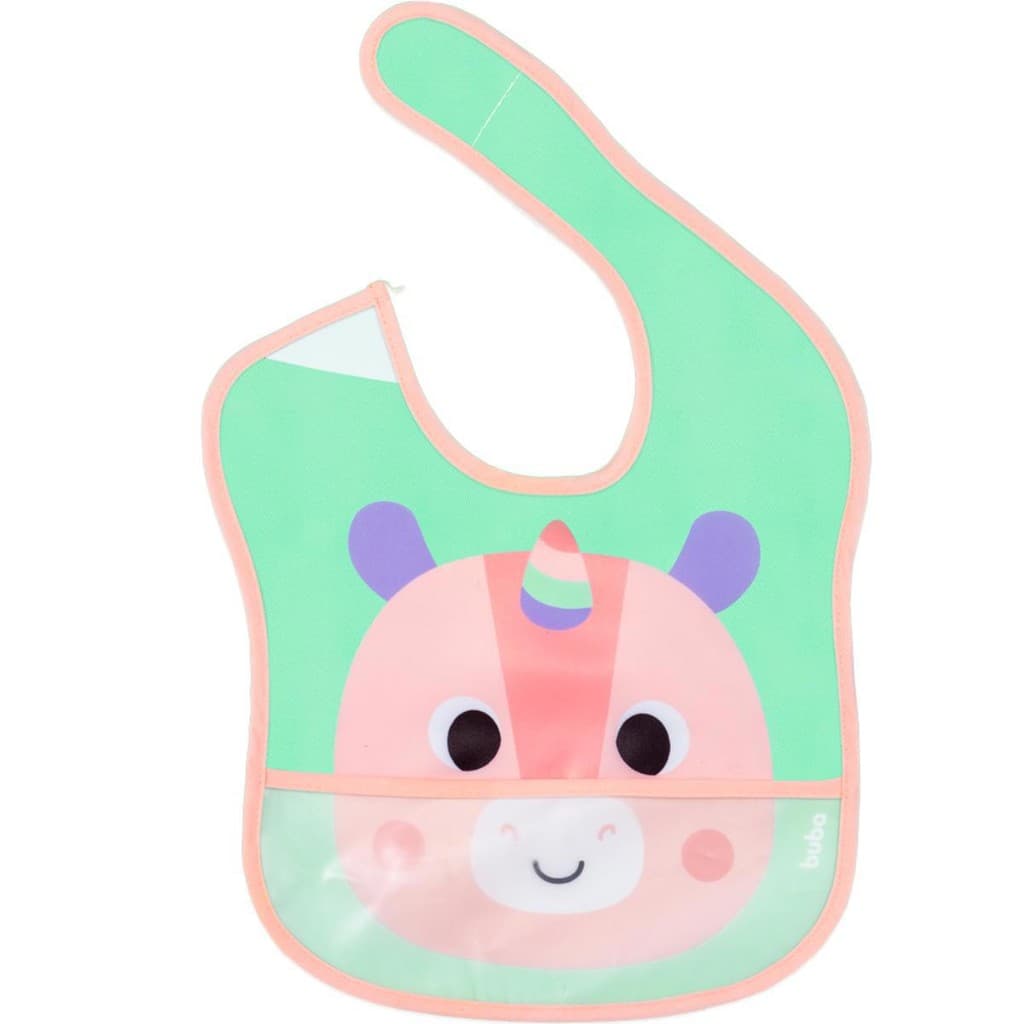 Babador com Bolso Buba Zoo Unicórnio