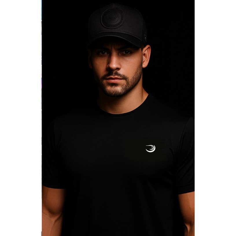 Kit Blackout Summer Pro Beach 1un Bone + 1un Camiseta Preta DryFit
