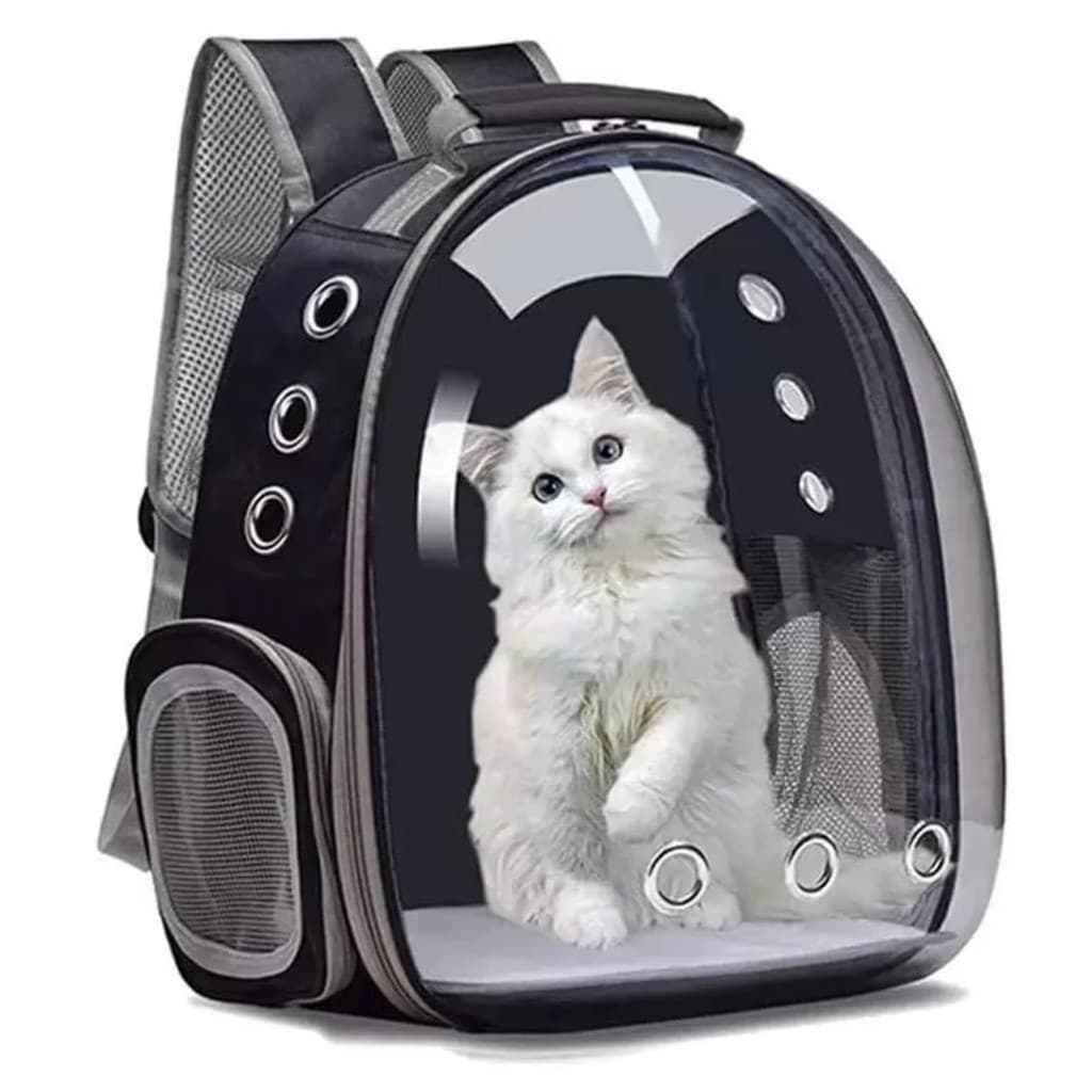 Mochila Bolsa Para Pet Cães E Gato Passeio Visão Panorâmica Astronauta