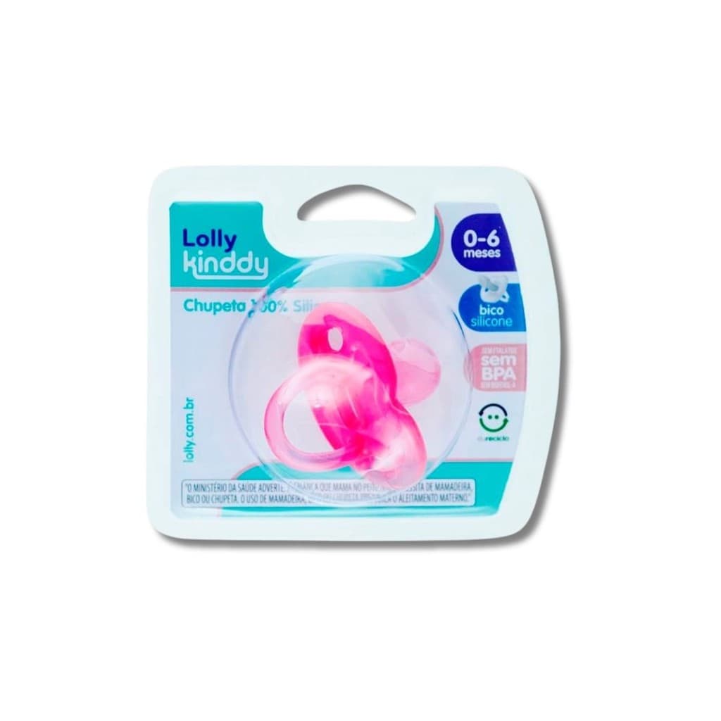 Chupeta Special Silicone Ortodôntico Tamanho 1 Rosa Lolly