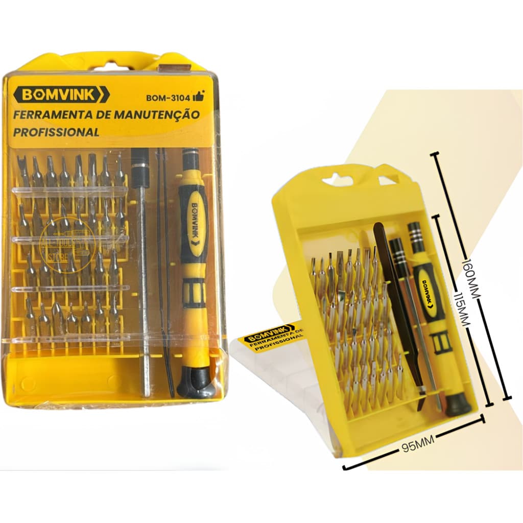 Ferramentas de Precisão Premium – Kit Completo Profissional – Multibits