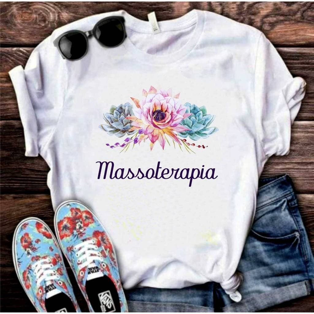 Linda Camisa Massoterapia  013 T-Shirt Camiseta   Feminina ou Masculina Unissex Entrega Imediata.
