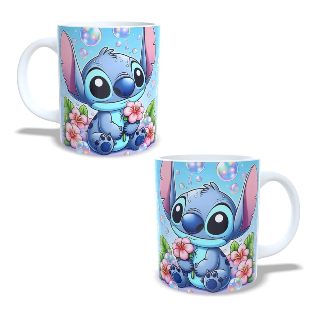 Caneca Stitch Porcelana Personalizada