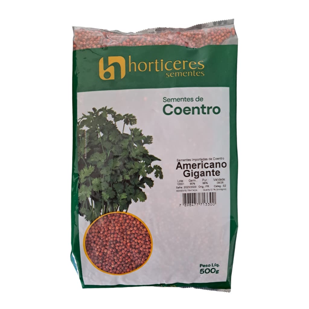 Semente Coentro Americano Gigante 500g