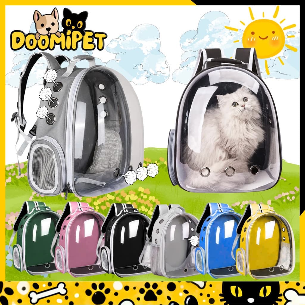 Mochila Astronauta para Pets | Visão Panorâmica | Gatos e Cachorros | Aprovada Airline e Respirável