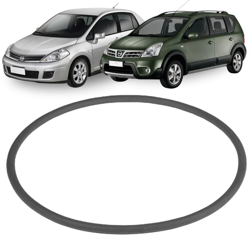 Guarnição Borracha Bomba Sentra 2.0 Livina Tiida 1.8 16v Flex 2009 2010 2011 2012 2013 2014