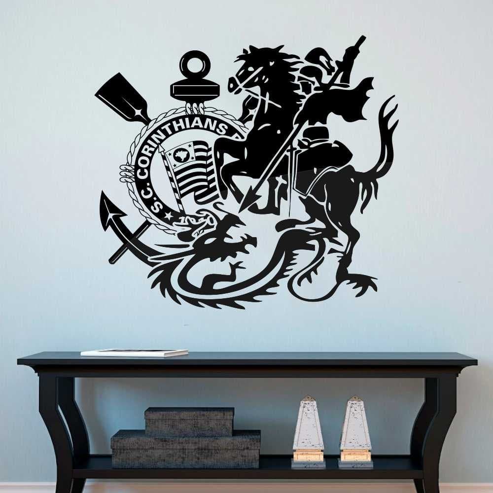 Decoração em Adesivo São Jorge grande ou Pequeno