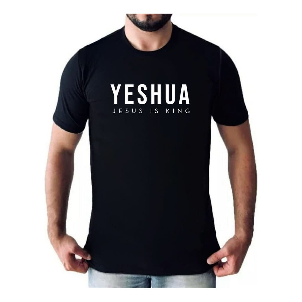 Camisa Gospel Deus Religiosa Frases Católica Unisex M4