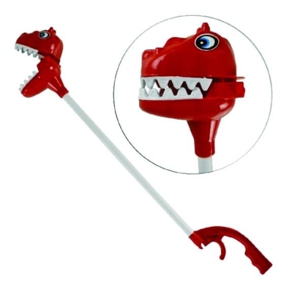 DINOSSAURO BOCA MALUCA DINO LEGAL PEGA COISAS VARIAS CORES  47 CM