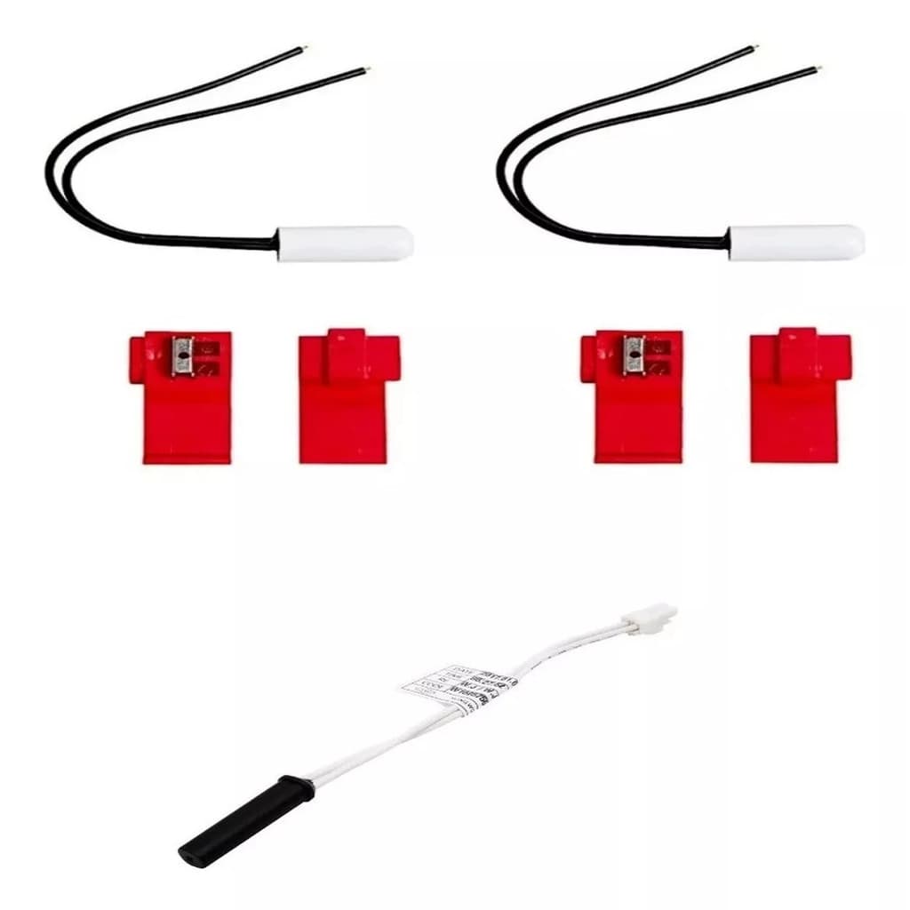 2 Sensor Temperatura Geladeira Consul + Fusivel Termico Kit BRM35 BRM36