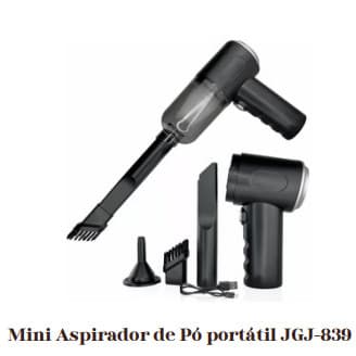 Mini Aspirador De Pó Usb Portátil Completo Linha Premium Carro E Casa 2000mAh 3 EM 1