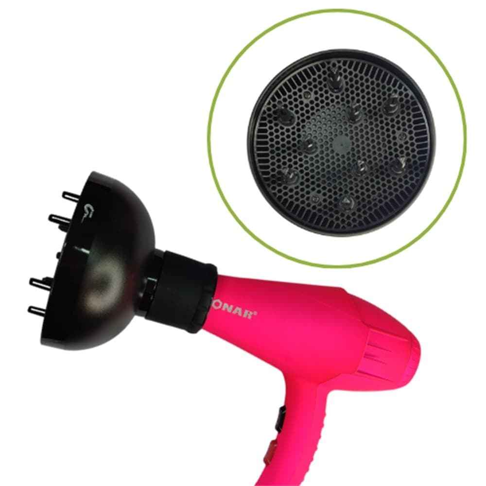 Difusor Para Secador Universal para Cabelo Cacheado cor Preto cod 1882