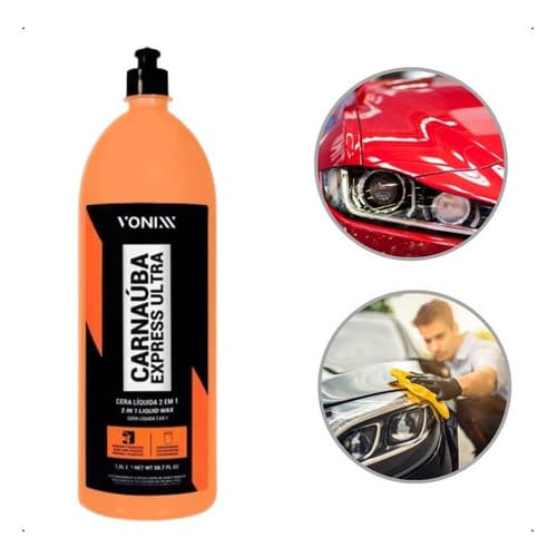 Cera Líquida Automotiva Carnauba Express Vonixx 1,5 Litros