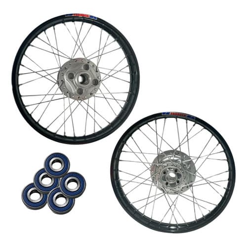 Par De Aro Aluminio Fabreck Cg Today 125 Titan 83/99 Com Rolamentos